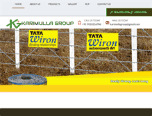 Tablet Screenshot of karimullagroup.com